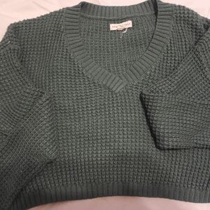 Aeropostale Green Knit Sweater